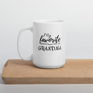 Person Calls Me Grandma Mug (Large)