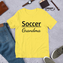 Load image into Gallery viewer, Bright Soccer Grandma T-Shirt
