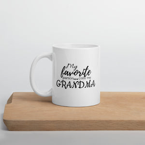 Calls Me Grandma Mug (Small)